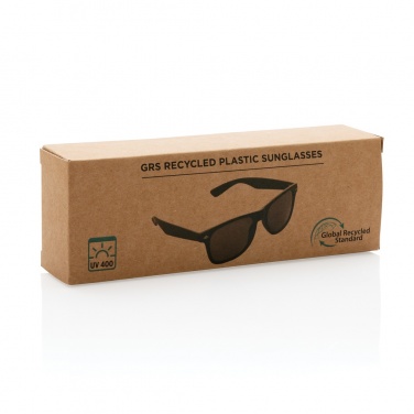 Logotrade promotional merchandise picture of: GRS recycled PC plastic sunglasses