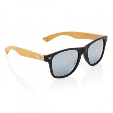 Logotrade promotional items photo of: Bamboo and RCS recycled plastic sunglasses