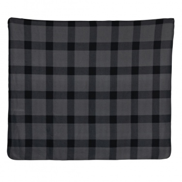 Logo trade promotional merchandise photo of: Soft plaid fleece blanket