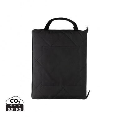 Logo trade promotional gift photo of: Impact Aware™ RPET foldable quilted picnic blanket