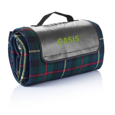 Logo trade corporate gifts picture of: Tartan picnic blanket