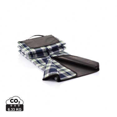 Logo trade business gift photo of: Tartan picnic blanket