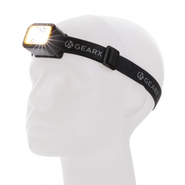 Logo trade promotional products picture of: Gear X RCS rPlastic heavy duty head torch