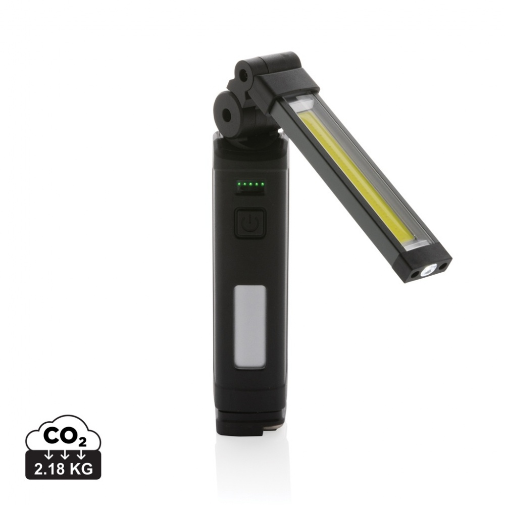 Logo trade advertising product photo of: Gear X RCS rPlastic USB rechargeable worklight