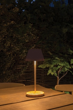 Logotrade promotional item picture of: Pure Glow RCS usb-rechargeable recycled plastic table lamp