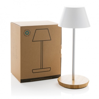 Logo trade promotional items picture of: Pure Glow RCS usb-rechargeable recycled plastic table lamp