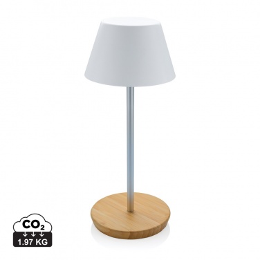 Logotrade promotional giveaway image of: Pure Glow RCS usb-rechargeable recycled plastic table lamp