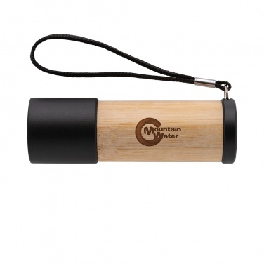 Logo trade promotional products image of: Bamboo and RCS certfied recycled plastic torch