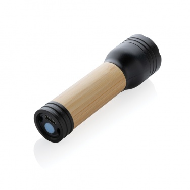 Logotrade promotional product picture of: Lucid 1W RCS certified recycled plastic & bamboo torch