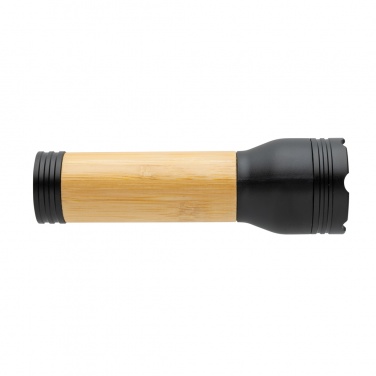 Logo trade advertising product photo of: Lucid 3W RCS certified recycled plastic & bamboo torch