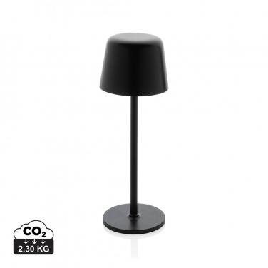 Logo trade promotional product photo of: Zenic RCS recycled plastic USB re-chargable table lamp