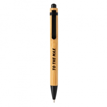 Logo trade promotional gifts picture of: Bamboo pen