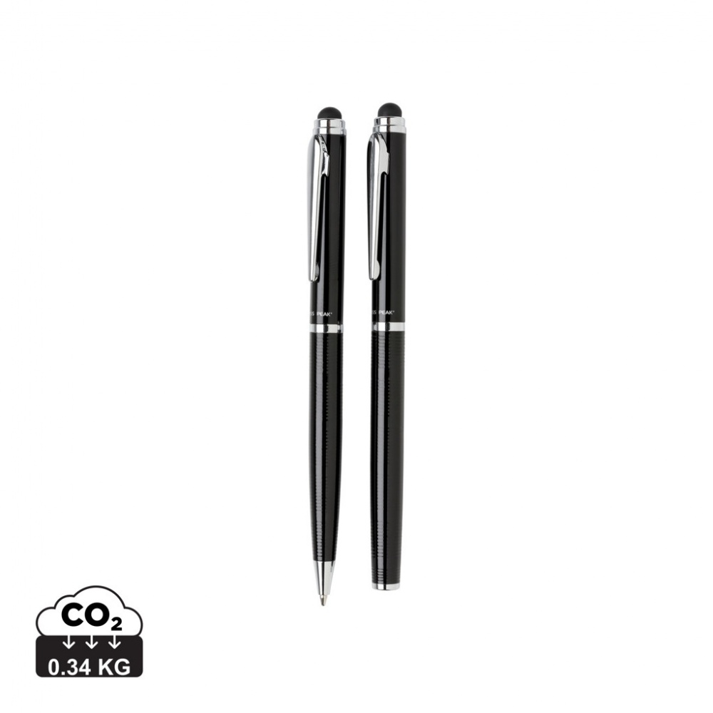 Logo trade business gift photo of: Swiss Peak deluxe pen set