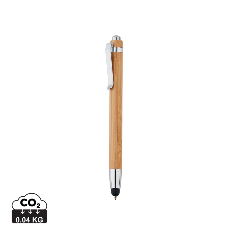 Logo trade advertising products image of: Bamboo stylus pen