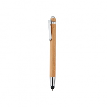 Logo trade promotional giveaway photo of: Bamboo stylus pen