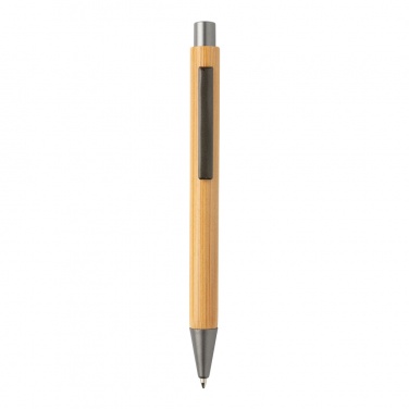 Logo trade corporate gift photo of: Slim design bamboo pen