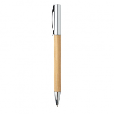 Logo trade corporate gift photo of: Modern bamboo pen