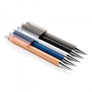 Logo trade promotional merchandise picture of: X8 metallic pen