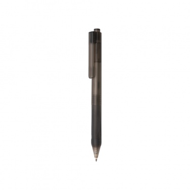 Logotrade promotional merchandise image of: X9 frosted pen with silicone grip