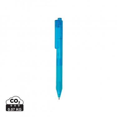 Logotrade business gifts photo of: X9 frosted pen with silicone grip