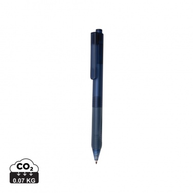 Logotrade corporate gift picture of: X9 frosted pen with silicone grip