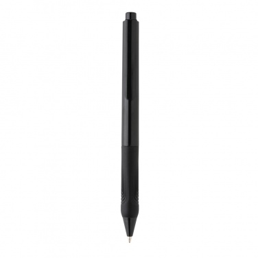 Logo trade promotional gifts image of: X9 solid pen with silicone grip