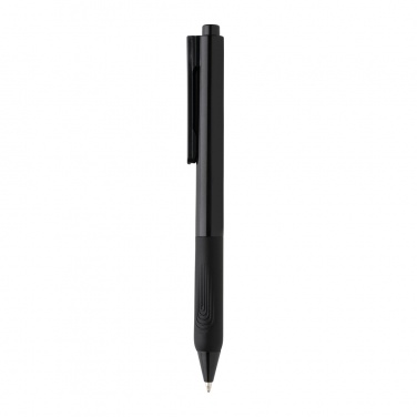 Logo trade promotional merchandise picture of: X9 solid pen with silicone grip