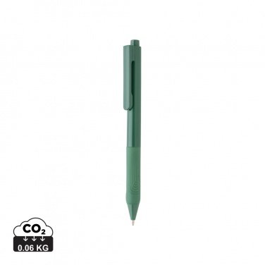 Logotrade promotional item picture of: X9 solid pen with silicone grip