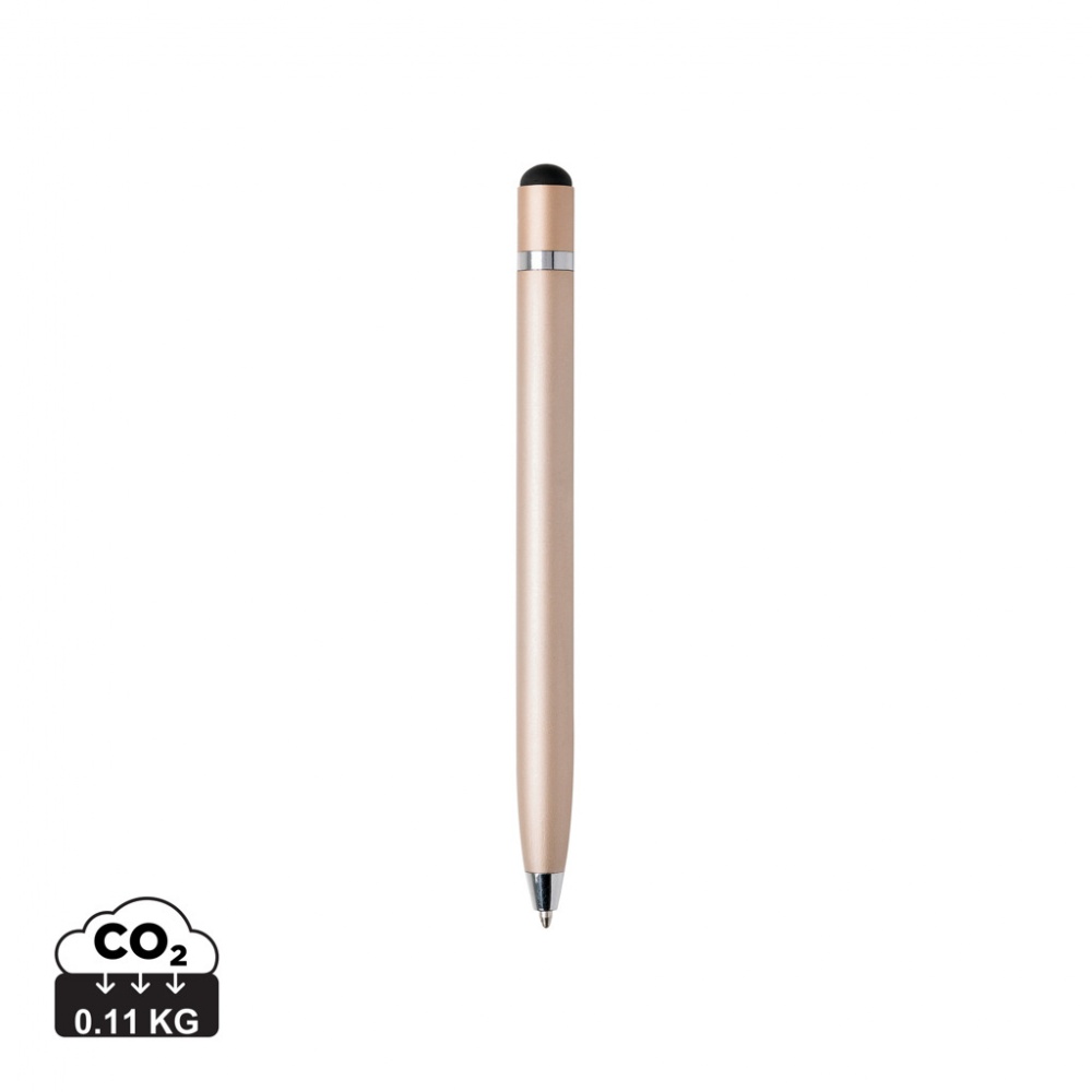 Logo trade promotional items image of: Simplistic metal pen