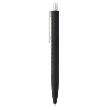 Logo trade promotional giveaways picture of: X3 black smooth touch pen