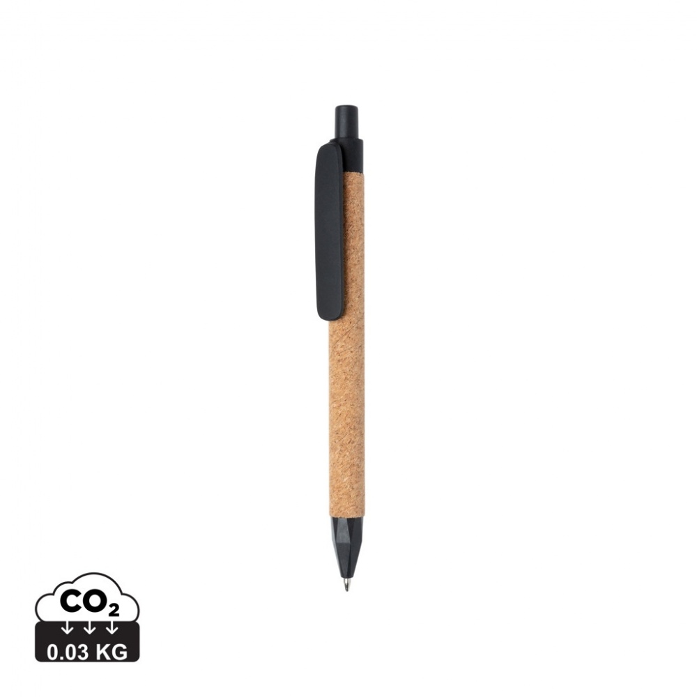 Logotrade promotional merchandise image of: Write wheatstraw and cork pen