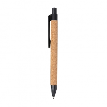 Logo trade promotional giveaway photo of: Write wheatstraw and cork pen