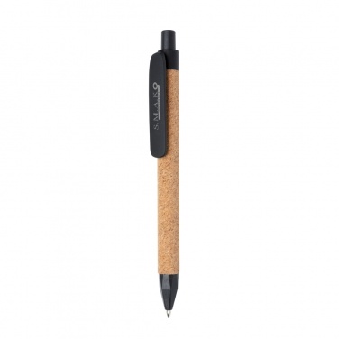 Logo trade promotional merchandise image of: Write wheatstraw and cork pen