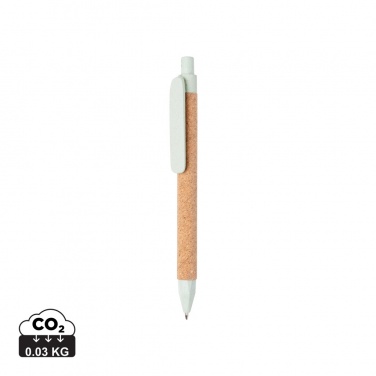 Logotrade advertising product picture of: Write wheatstraw and cork pen