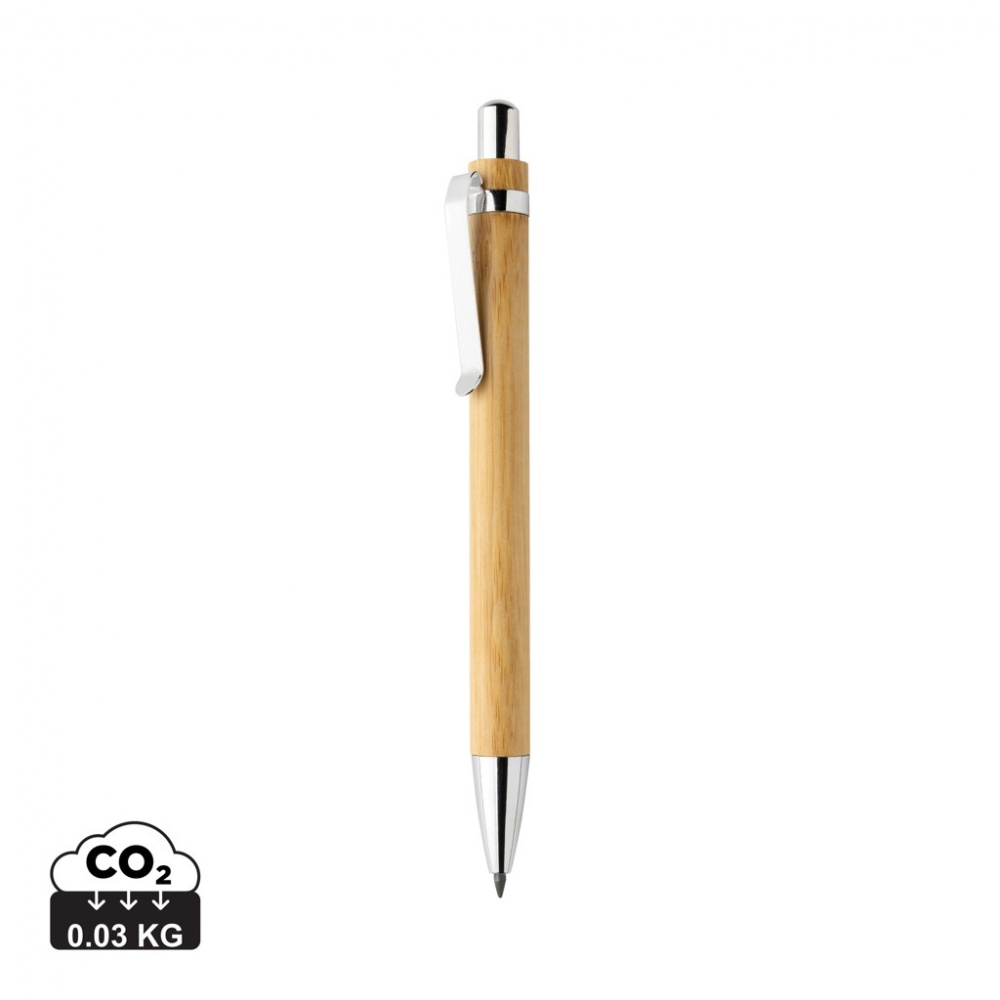 Logo trade promotional products image of: Pynn bamboo infinity pen