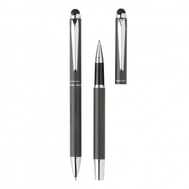 Logo trade promotional products picture of: Swiss Peak deluxe pen set in PU pouch