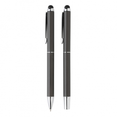 Logotrade promotional giveaway image of: Swiss Peak deluxe pen set in PU pouch