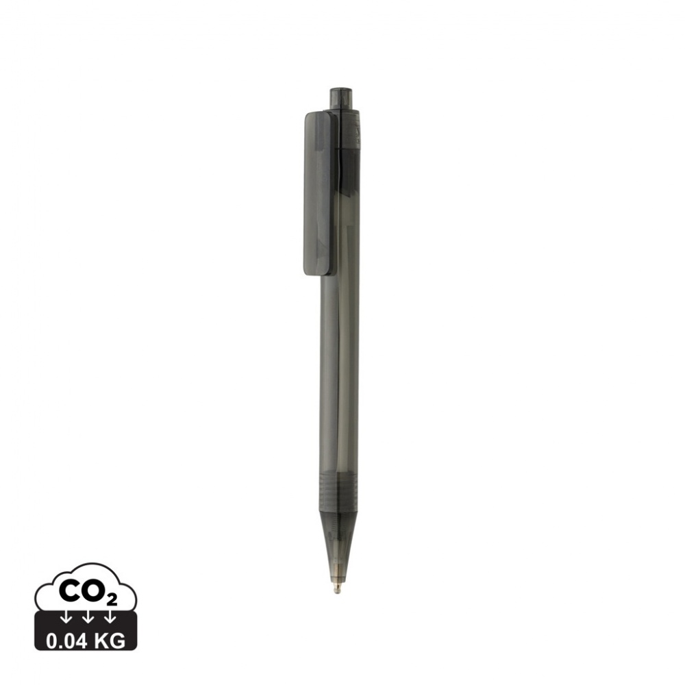 Logotrade promotional giveaway picture of: GRS RPET X8 transparent pen