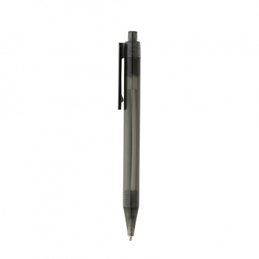 Logo trade promotional merchandise photo of: GRS RPET X8 transparent pen