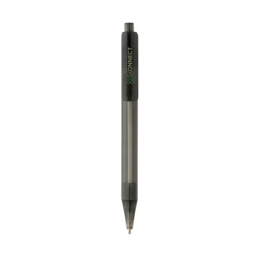 Logo trade promotional giveaway photo of: GRS RPET X8 transparent pen