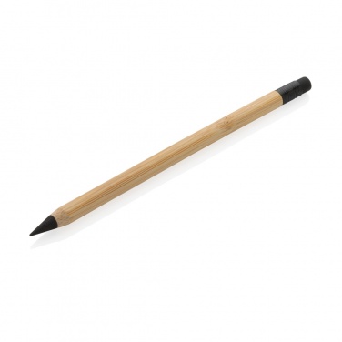 Logo trade promotional item photo of: Bamboo infinity pencil with eraser