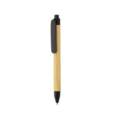 Logo trade promotional giveaways image of: Write responsible recycled paper barrel pen