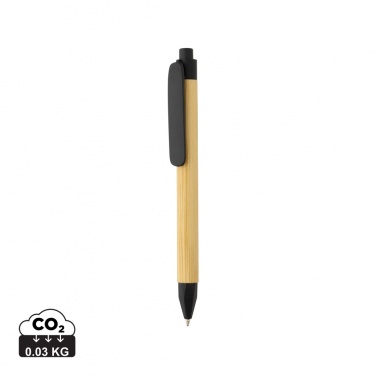 Logo trade advertising product photo of: Write responsible recycled paper barrel pen