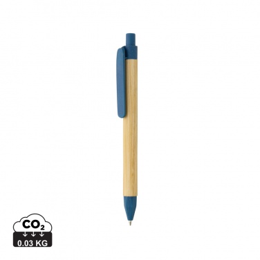 Logo trade promotional products image of: Write responsible recycled paper barrel pen