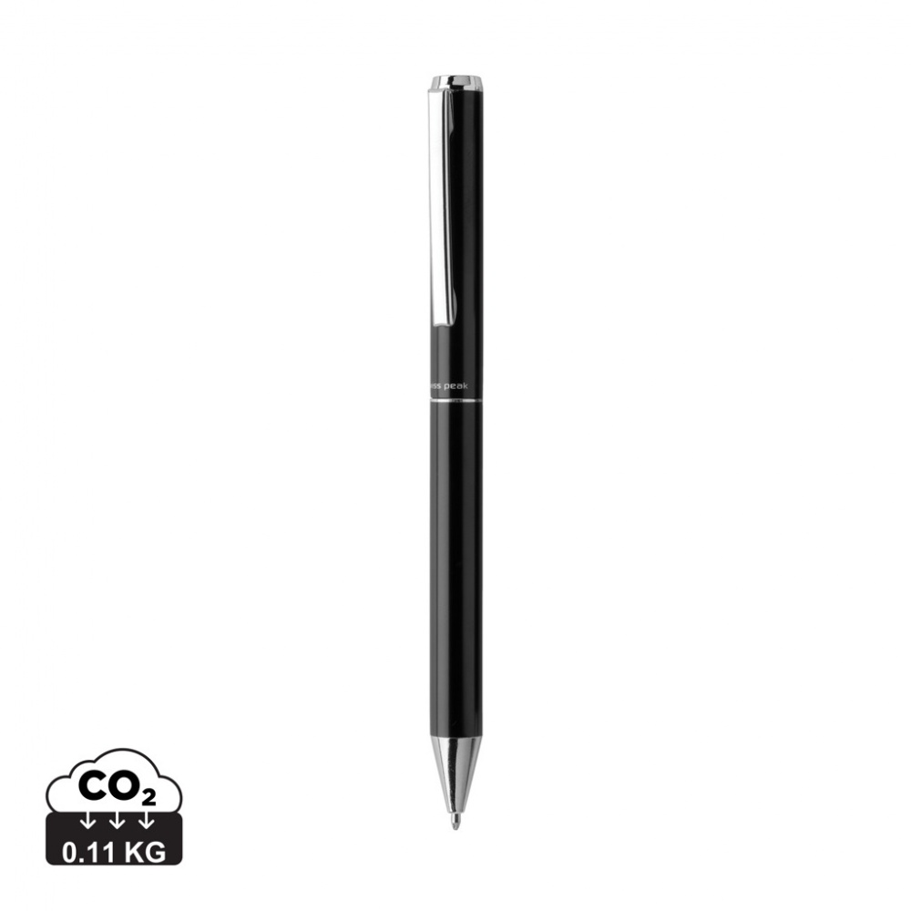 Logo trade business gifts image of: Swiss Peak Cedar RCS certified recycled aluminium pen