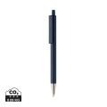 Amisk RCS certified recycled aluminum pen, blue