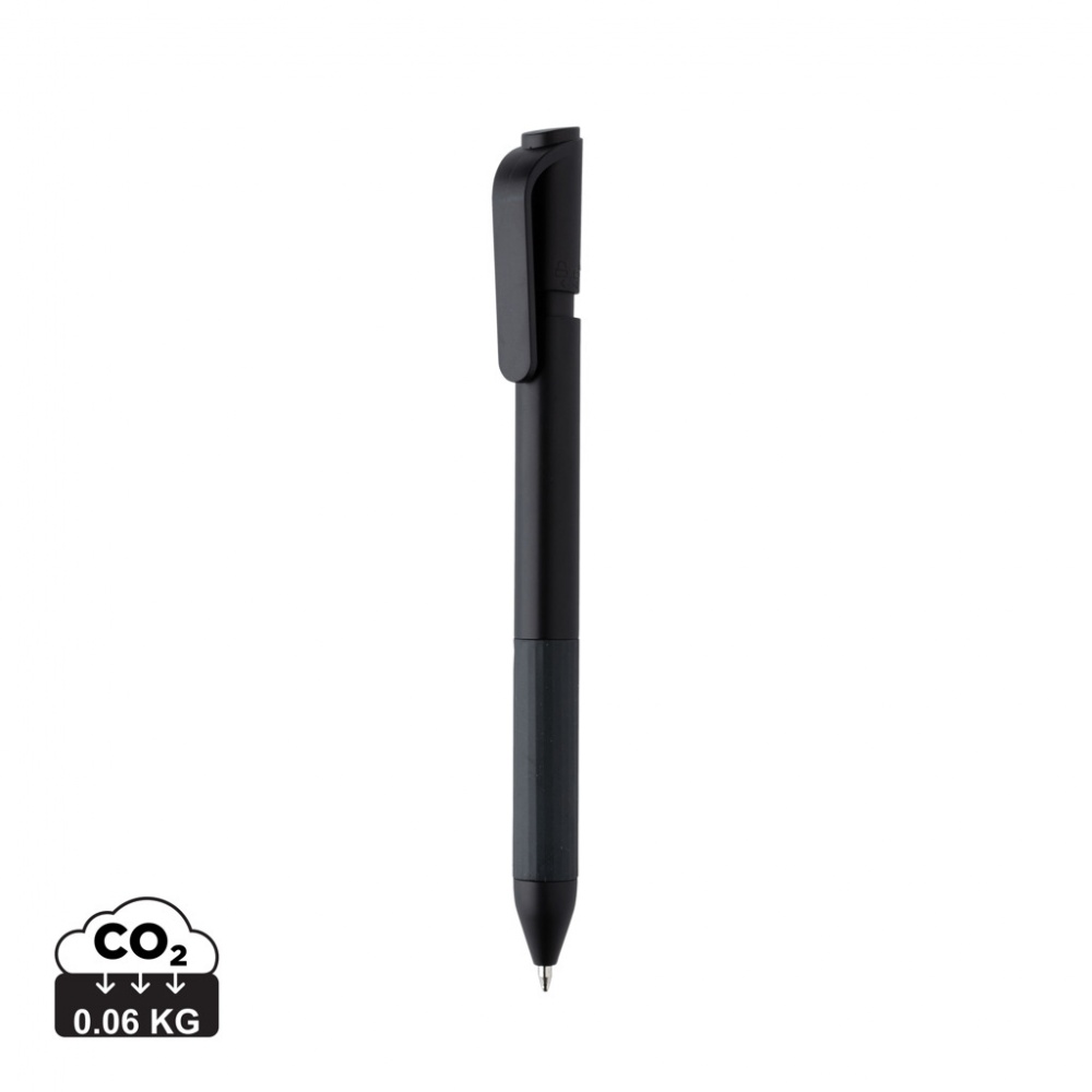 Logo trade promotional item photo of: TwistLock GRS certified recycled ABS pen