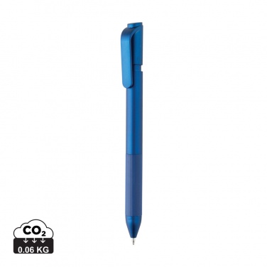 Logotrade promotional giveaway picture of: TwistLock GRS certified recycled ABS pen