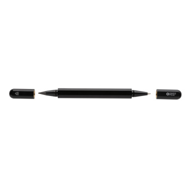 Logotrade promotional giveaway image of: Swiss Peak Storm RCS recycled aluminum dual tip pen