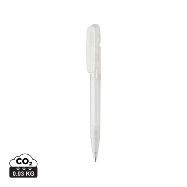 Logotrade promotional product image of: Devin GRS certified RABS pen transparent